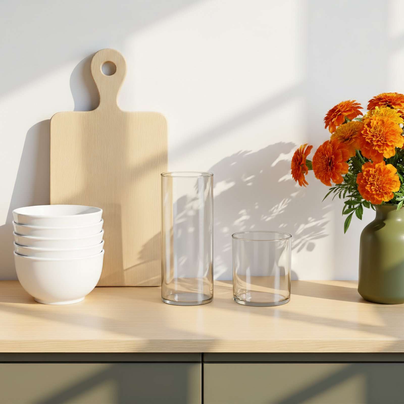 Miles 16-Piece Tumbler and Rocks Glass Set