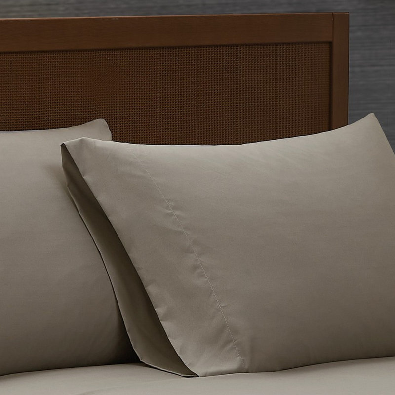 Ensemble de draps London Fog, Ensemble de draps pour lit simple TG + un drap-hou, Kaki