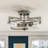 Antonia Glass Semi Flush Mount