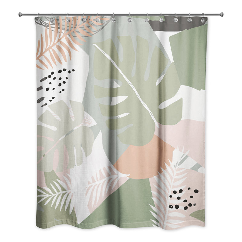 Rideau de douche Perine, Vert foncé