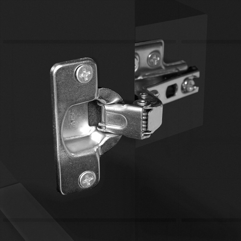 Meuble-lavabo 36 po avec lavabo en céramique, Noir
