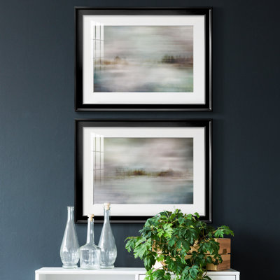 " Misty Lake " 2 - Pieces
