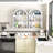 Modern Arched Wall Cabinet With Adjustable Shelves And LED Lighting For Bathroom Medicine Storage-122820570