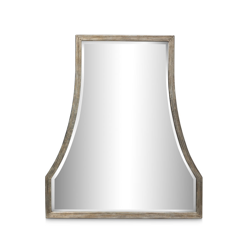 Great House Hourglass Hall Mirror, Silver