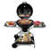 Porcelain Enamel Kettle Charcoal Grill With 2 Side Tables