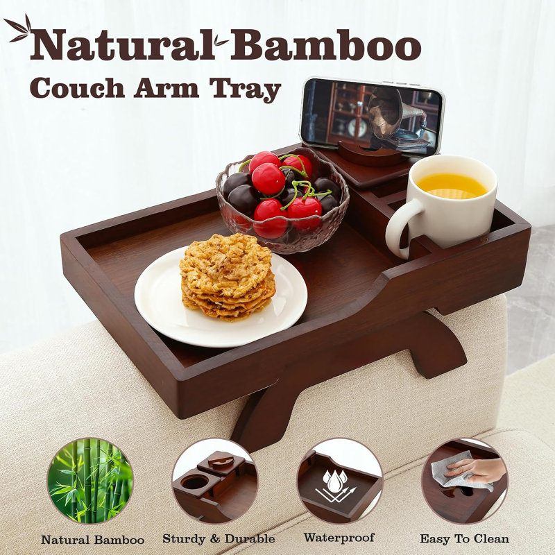 Couch Cup Holder Trays