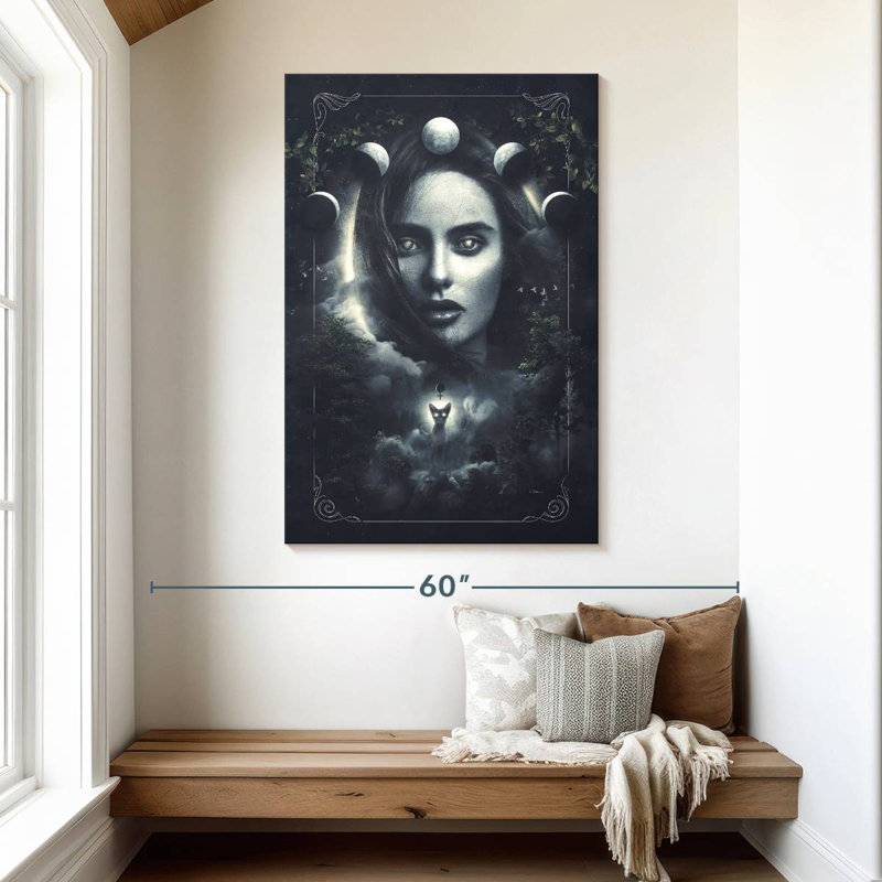 Adella Lilith, 48" H x 32" W