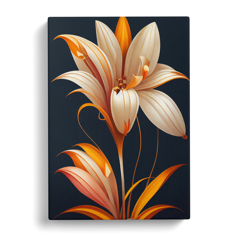 Unbeatable Flower - Wall Art, Wrapped Canvas, 76cm H x 50cm W x 3cm D, No Matte