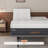 Split Top Queen Adjustable Bed Frame With 14'' Medium Plush Memory Foam Mattress, Wireless Remote & App Control, Massaging, Under Bed Light, E3100 Urban Grey-1483836140