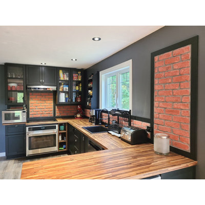 2.5" x 8" Engineered Stone Brick Look Subway Tile
