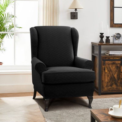 T-Cushion Wingback Slipcover