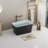 49'' Acrylic Freestanding Soaking Bathtub, Square-Shape Japanese Soaking Hot Tub With Chrome Overflow And Drain-121563853