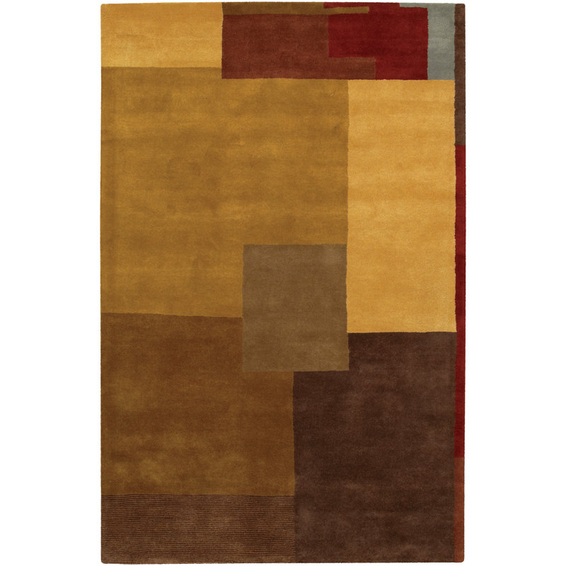 Tapis brun / brun clair Ellenton, Rectangle 5 pi x 7 pi 6 po