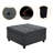 Bartold Vegan Leather Storage Ottoman