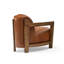 Chaise avec accoudoirs en bois massif Ethan