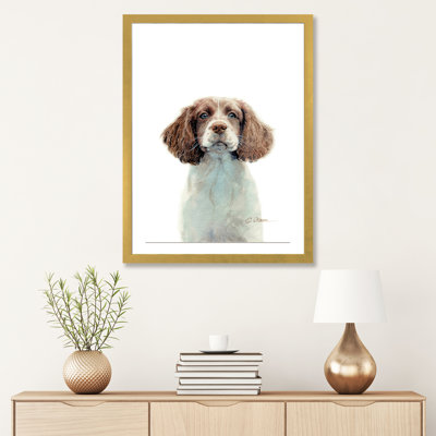 Springer Spaniel Puppy par Watercolor Luv - reproduction d'art