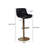 Mitty Swivel Upholstered Adjustable Height Counter Stool with Metal Frame-1173883070