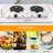 2000W Countertop Double Burner Electric Hot Plate with 5-Stage Temperature Control