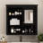 32" Bathroom Mirror Cabinet Wall Mounted, 4 Shelf Toilet Medicine Locker, Space Saving, Adjustable Shelves For Items With Mirror, Mounted Organizer Shelves, Utilities-2224354