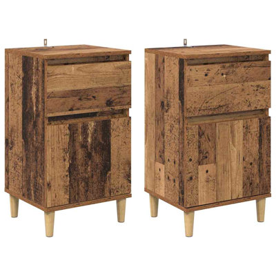 40cm W Manufactured Wood Bedside Table