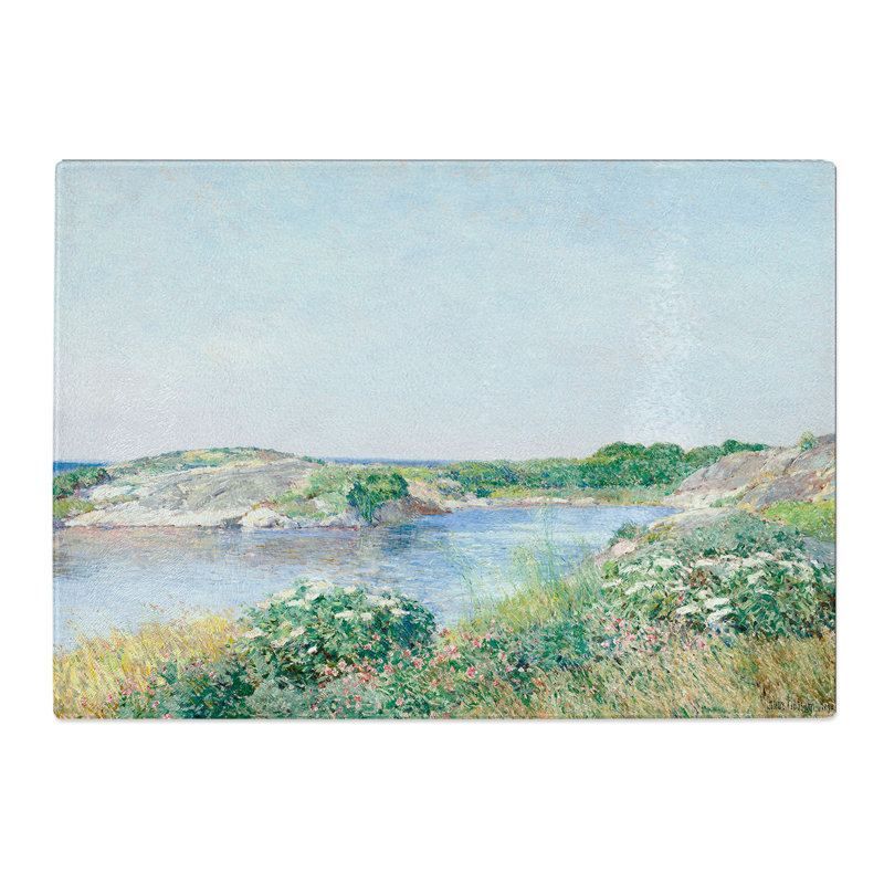 The Little Pond by Childe Hassam Chopping Board, 28.5cm W x 39cm L