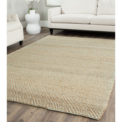 Auckland Geometric Handmade Flatweave Beige Area Rug