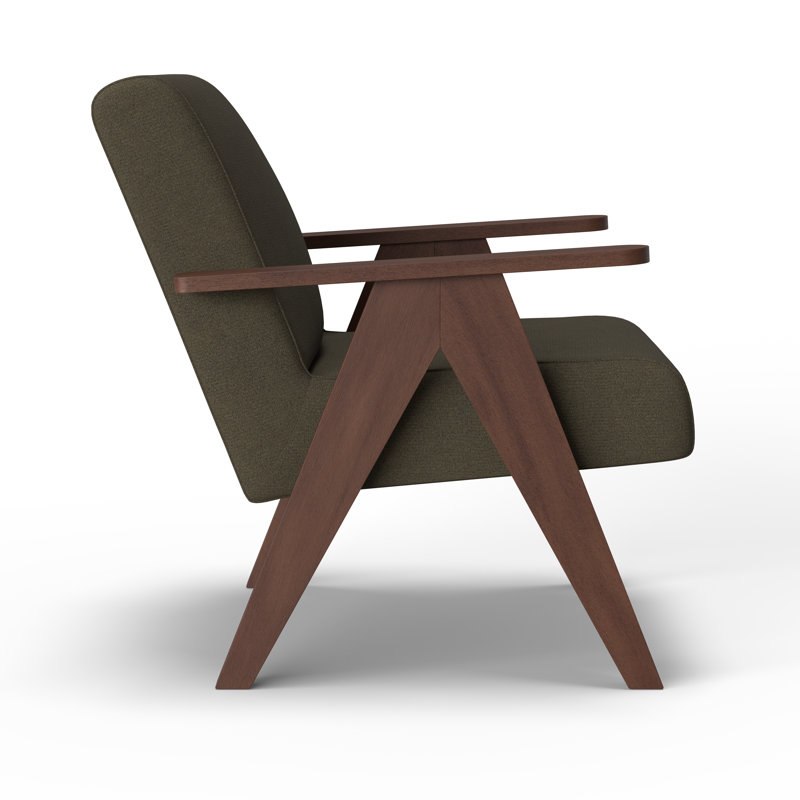 Accent Chair, Ash, Dark Walnut
