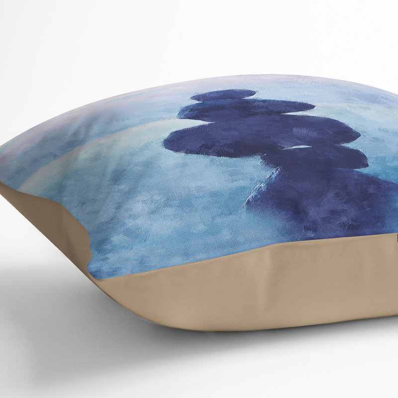 Square Cushion, Stone, 40cm H x 40cm W x 15cm D