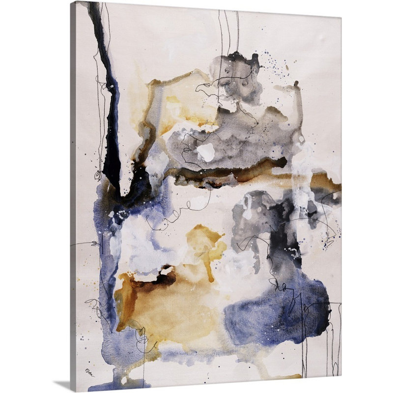 « innerworks iii », peinture sur toile, Toile tendue, H 24 po x l 18 po x P 1,25 po