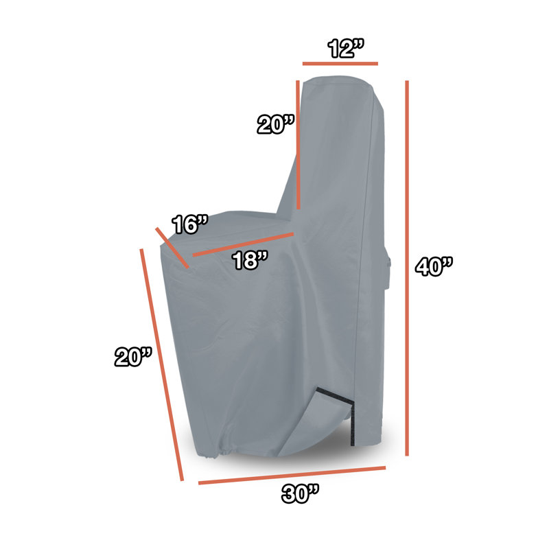 Heavy Duty Outdoor Water Softener Cover, All Weather Protection UV Resistant & Waterproof Cover, Grey