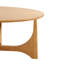 Lumi Oak Effect Wooden Round Coffee Table
