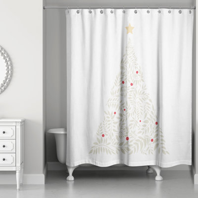 Rideau de douche simple + crochets Delap