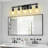 5 - Light Vanity Light With Clear Glass Shade For Bathroom, Bedroom, Hallway, Staircase-1645164976-1645164978
