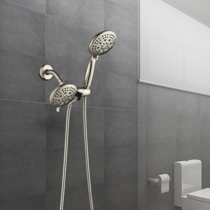 Pomme de douche à main Combo Rain, Nickel brossé