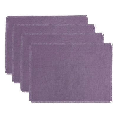 Fringe - 100% Pure Linen Placemats