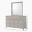 Commode horizontale en bois manufacturé avec 6 tiroirs-462393153