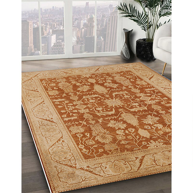 Tapis oriental beige / brun, Rectangle 7 pi x 10 pi