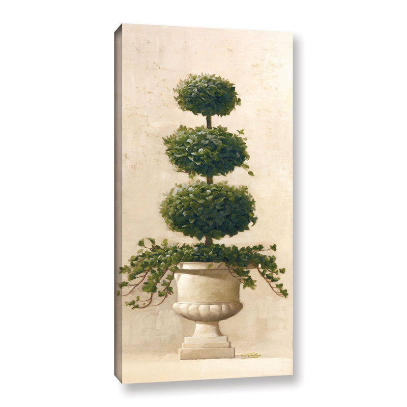 « Roman Topiary II » par 0-imprimé Welby, H 48 po x l 24 po x P 2 po, Toile tendue