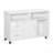 Printer Stand Home Office Mobile Cabinet Organizer Desktop With Caster Wheels, 2 Locking Breaks And Drawer