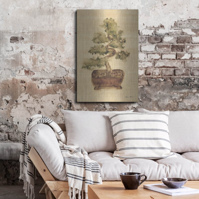 «Bonsai 1» par Cheri Blum, art mural en métal, 24 po x 36 po