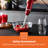Geepas 400W Retrovive Hand Blender Handheld Immersion Blender, Red