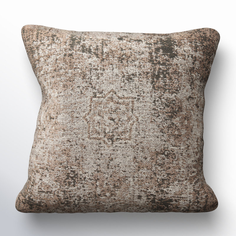 Frisina Damask Pillow Cover, Taupe