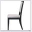 Chaises d'appoint rembourrées crème et noires (ensemble de 2) avec construction durable et design élégant pour une salle à manger moderne