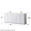 Ensemble de meuble-lavabo double 80 po Avery-51712116-51712111-51978351