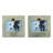  Resin Pet Memorial Frame w/Tag Hook Set of 2