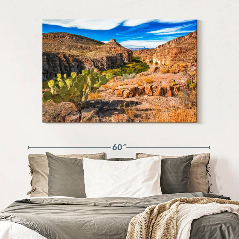 Hot Springs Canyon Rio Grande, H 34 po x l 51 po