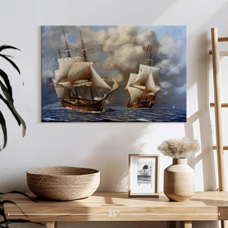 Mehar Naval Battle, 16" H x 24" W