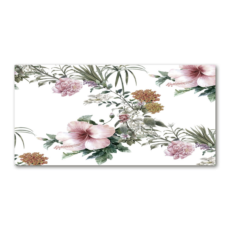 Floral Pattern - Wrapped Canvas Print