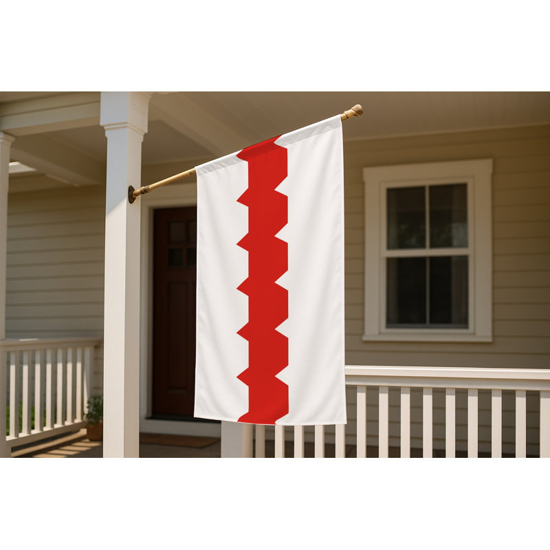 Drapeau de la ville d'Omsk - drapeau extérieur, 24" H x 36" W