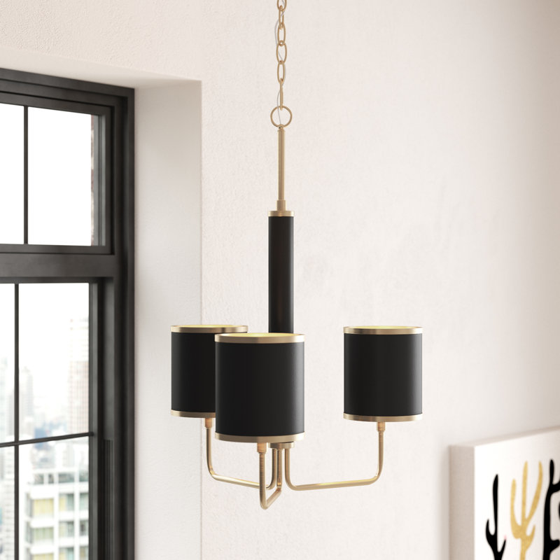 Lustre classique/traditionnel ombré 3 lumières Moffett